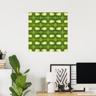 Kiwi-fruitpatroon Poster
