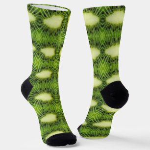 Kiwi-fruitpatroon Sokken