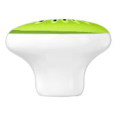 Kiwi-gestyliseerde vruchtenplak keramische knop (Zijkant)