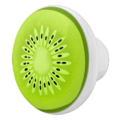 Kiwi-gestyliseerde vruchtenplak keramische knop (Rechts)