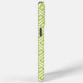 Kiwi Green Greek Key Pattern Case-Mate iPhone Case (Achterkant / Rechts)