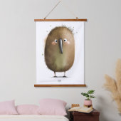 Kiwi Hangend Wandkleed (Slaapkamer)