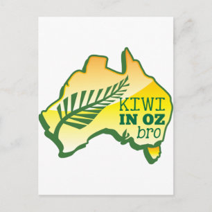 KIWI in OZ (Australië) BRO Briefkaart
