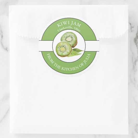 Kiwi Jam Etiket (Tas)