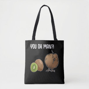 Kiwi Joke Bird Fruit Animal Kiwi Draagtas