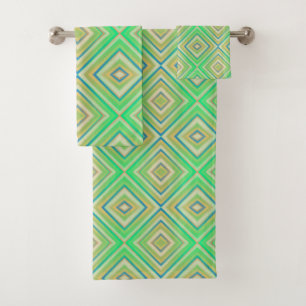 Kiwi Lime Motif Diamant Alternatif Vert