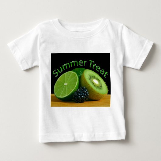 Kiwi Lime traitement d'été T-shirt bébé (Devant)