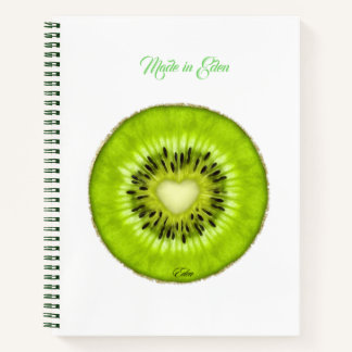 Kiwi Made in Eden carnet en spirale