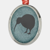 Kiwi Metalen Ornament (Links)