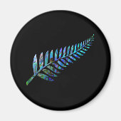KIWI NEW ZEALAND FERN PAUA MAGNEET (Voorkant)