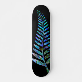 KIWI NEW ZEALAND FERN PAUA SKATEBOARD