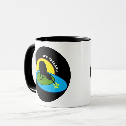Kiwi - Nieuw-Zeelandse Vogel & Broer Kantoor/Koffi Mok (Voorkant links)
