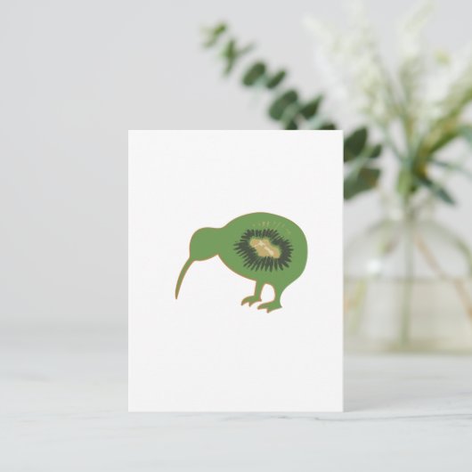 kiwi nz kiwifruit briefkaart (Staand voorkant)