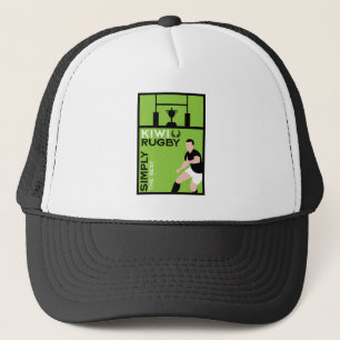 Kiwi NZ Rugby Spelers Kunst Trucker Pet