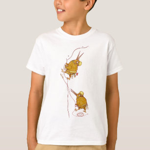 KIWI NZ VOGELS ROTSKLIMMEN T-SHIRT
