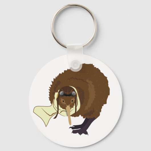 Kiwi Pilot Sleutelhanger (Voorkant)