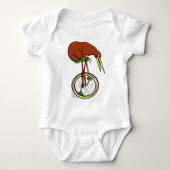 Kiwi Riding Unicycle Romper (Voorkant)