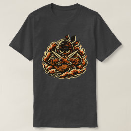 Kiwi Schaduw Ninja - Grappige Vrucht Donkere Ninja T-shirt