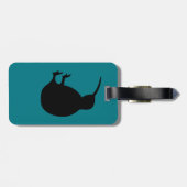 KIWI silhouette Bagagelabel (Achterkant horizontaal)