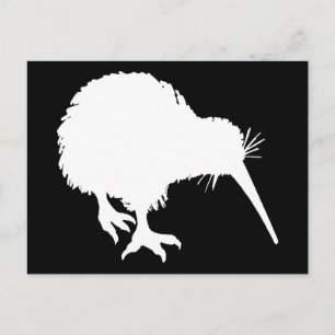 Kiwi Silhouette Briefkaart