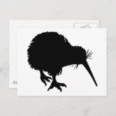 Kiwi Silhouette Briefkaart (Voorkant / Achterkant)