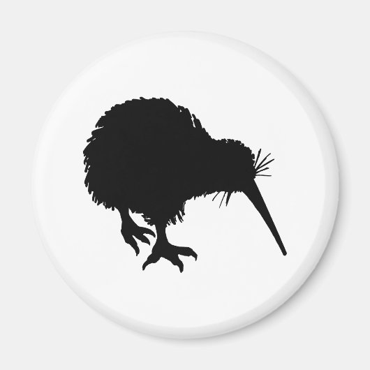 Kiwi Silhouette Magneet (Voorkant)