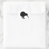 Kiwi Silhouette Ronde Sticker (Tas)