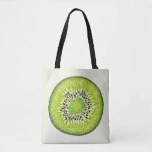 Kiwi Slice-illustratiepatroon Draagtas