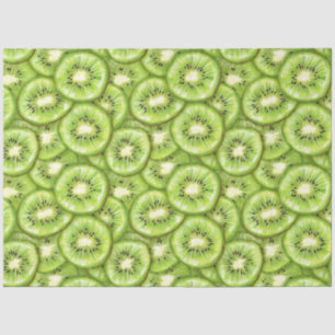 Kiwi Slice Pattern Decoupage Tissuepapier