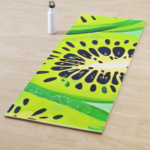 Kiwi Slices: Levendig en fris Yogamat