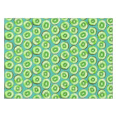 Kiwi snijdsels op turquoise tafelkleed (Voorkant (Horizontaal))