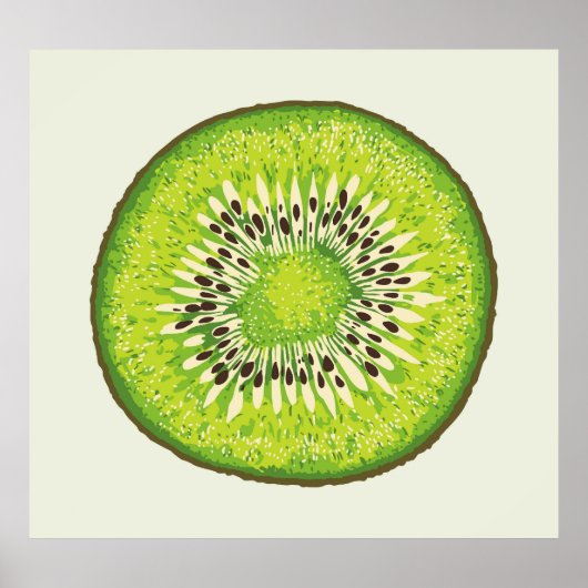  kiwi snijpatroon. poster (Voorkant)