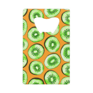 Kiwi snijwanden kredietkaart flessenopener