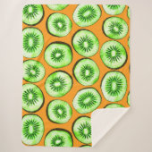 Kiwi snijwanden sherpa deken (Voorkant)