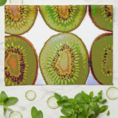 Kiwi snijwanden theedoek (Gevouwen)