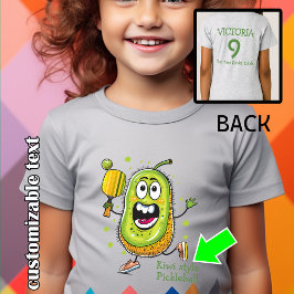 Kiwi stijl Pickleball T-shirt