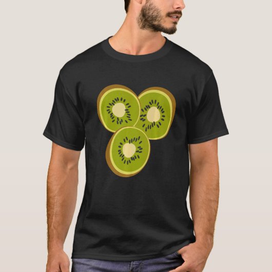 Kiwi Summer Fruit 1 T-shirt (Voorkant)