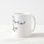 "Kiwi ?" Tasse de café (Devant droit)