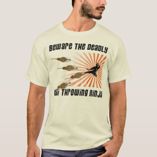 Kiwi Throwing Ninja T-shirt
