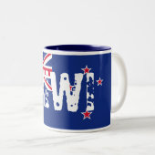 Kiwi Tweekleurige Koffiemok (Voorkant rechts)