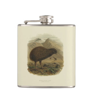 Kiwi Vinyl-Wrapped Flask Heupfles