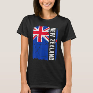 Kiwi-vlag Nieuw-Zeeland Pride Roots Heritage T-shirt