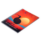 Kiwi Vogel bij Twilight Notitieboek (Linkerzijde)