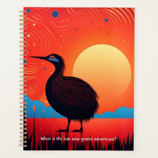 Kiwi Vogel bij Twilight Planner (Voorkant)