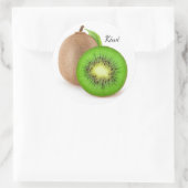 Kiwi-vruchten Ronde Sticker (Tas)