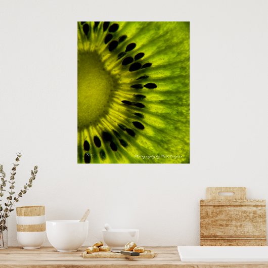 Kiwi Wall Art Poster (Keuken)