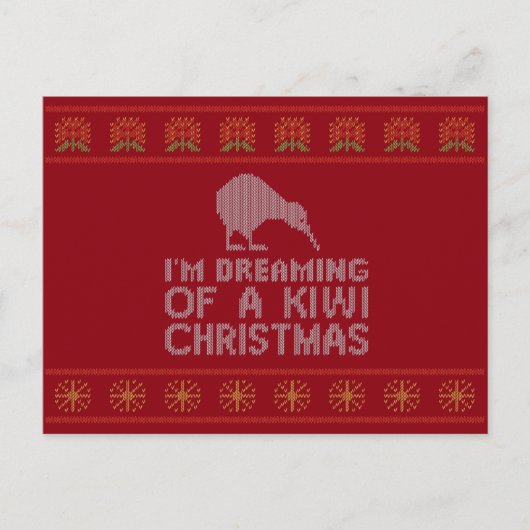 Kiwi Xmas Feestdagenkaart (Voorkant)