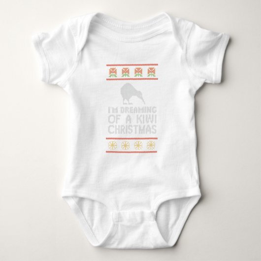 Kiwi Xmas Romper (Voorkant)