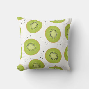 Kiwi's plakjes, naadloze illustratie. kussen
