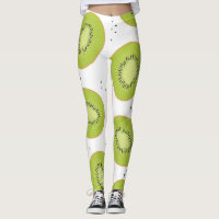 Kiwi's plakjes, naadloze illustratie.